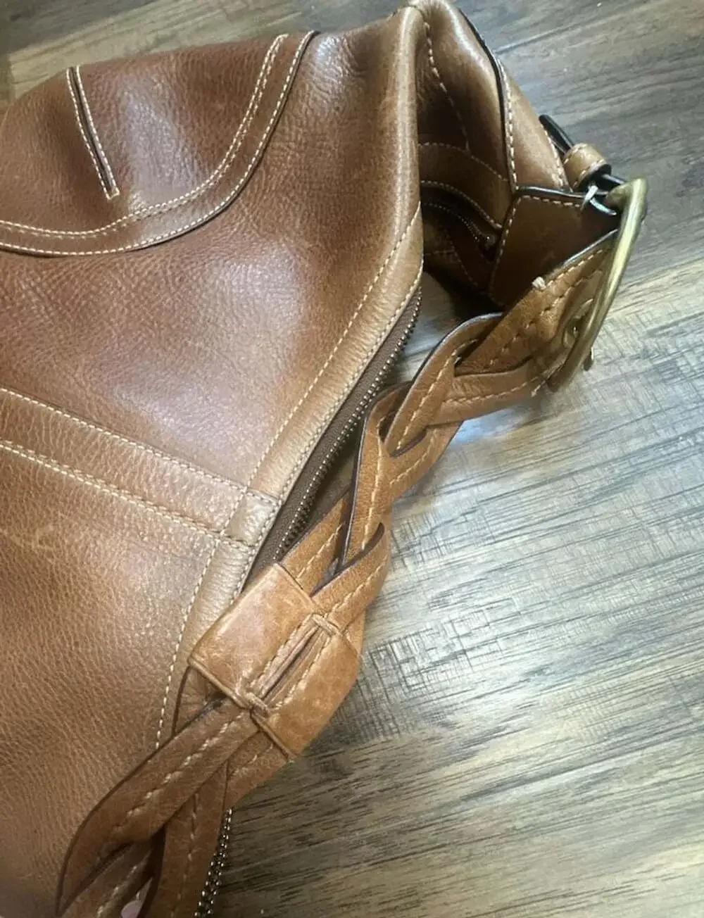 Coach Vintage 10044 Soho Hobo in Tobacco Pebbled Leather Bag
